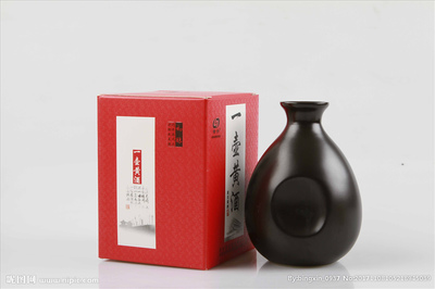 一壶黄酒设计图__广告设计_广告设计_设计图库